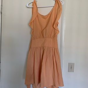 Free people orange/peach dress